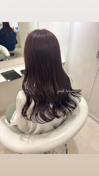 ロング ParveMix 宮﨑 梨里のヘアスタイル