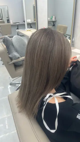 ミディアム 💋艶髪縮毛/ カラー💋まいのヘアスタイル
