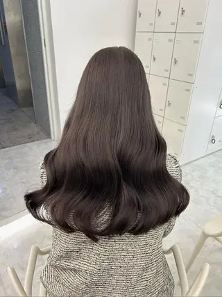 セミロング 淡色ラベンダー♡ ニーナ🎀🦙のヘアスタイル