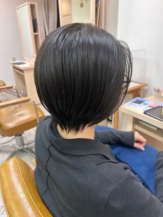 ショート 似合わせショート/癒 しのはちみつ炭酸スパのヘアスタイル