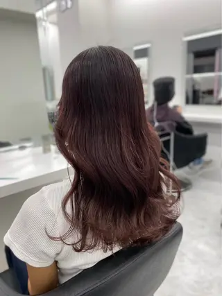 ロング 渋谷🥇透明感カラー 特化美容師のヘアスタイル
