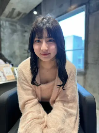 セミロング カラー ヘアアレンジ 【大阪で1番優しい 美容師】りょんのヘアスタイル