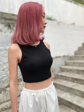 ミディアム カラー ainico.所属・髪質改善　艶髪✨ Teppeiのヘアスタイル