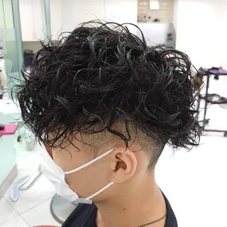 パーマ ショート メンズ 🐺一ノ瀬 凌 / デザインウルフ🐺のヘアスタイル