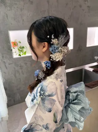 ヘアアレンジ 🦋Misaki🦋 メンズパーマ/着付けのヘアスタイル