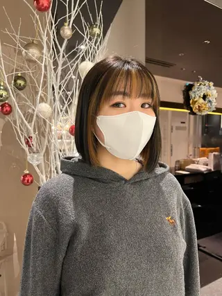 ミディアム カラー 💎K-two名古屋 安田ちづる💎のヘアスタイル