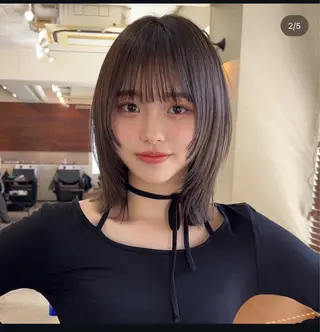 ミディアム picasso garden所属・picasso yume/colorのヘアスタイル
