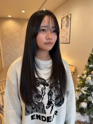 ロング ともか/美髪透明感 カラー/顔周りカットのヘアスタイル