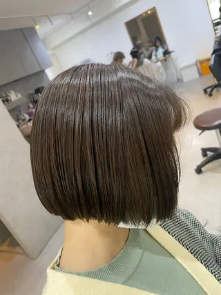 ショート 銀座⚜️【脱白髪染め 美髪矯正】トグチのヘアスタイル