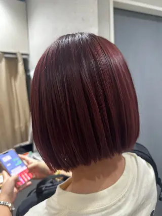 ショート カラー JOS所属・上野ハイトーン/デ ザイン✂︎touiのヘアスタイル