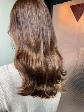 ロング カラー ヘアアレンジ 💖うる艶カラー💖 モデル募集💖のヘアスタイル
