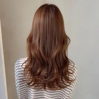 ロング カラー On所属・顔まわりカット🌟 くびれヘア/寺門遥輝のヘアスタイル