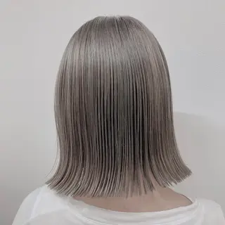 ショート グレージュ 透明感 ブリーチなし田島晃汰のヘアスタイル