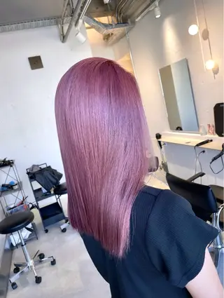 ミディアム カラー tim所属・tim hinaのヘアスタイル