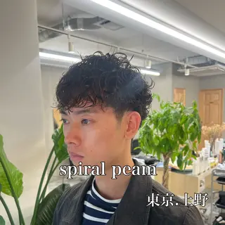 ショート パーマ 上野⭐️メンズ特化 森田道成のヘアスタイル