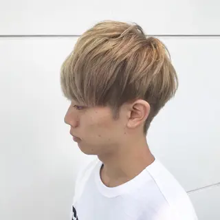 カラー メンズ 〽️magico/ ウルフDaiki〽️のヘアスタイル