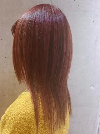 セミロング カラー Alamoa所属・な つのヘアスタイル