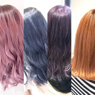 ロング カラー 💓シールエクステ ルミエールのヘアスタイル