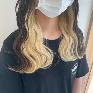 ロング カラー 中山 まどかのヘアスタイル