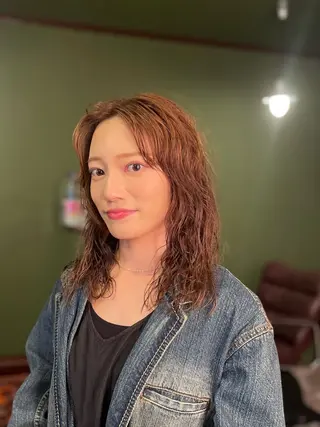 セミロング カラー パーマ PATH-hair. storeのヘアスタイル