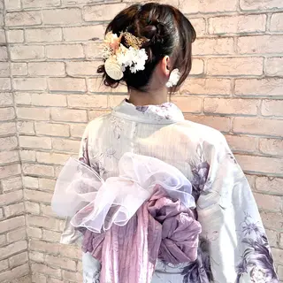 ヘアアレンジ ガーリー/暖色カラー /横浜/さくらのヘアスタイル