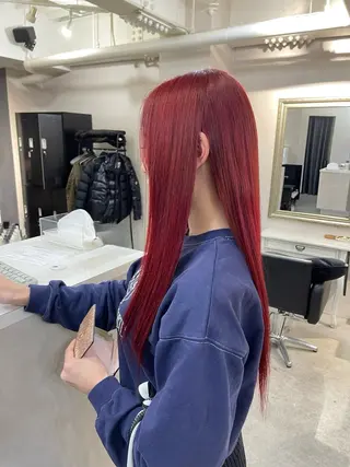 ロング カラー 堀江/透明感カラー /艶髪/NENE🫧のヘアスタイル