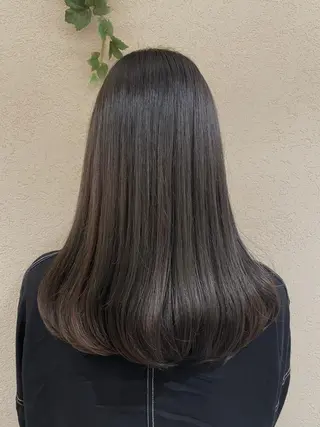 セミロング カラー シャドールーツ美容師 篠原康太のヘアスタイル