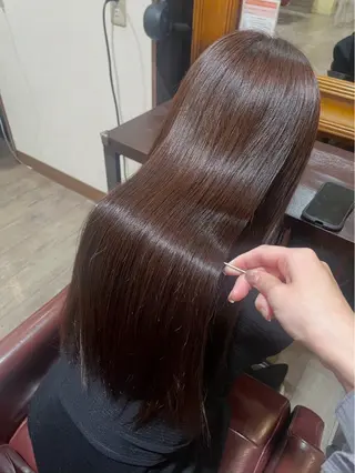 ロング カラー 💫レイヤーカット✨ 透明感カラー工藤雄大のヘアスタイル