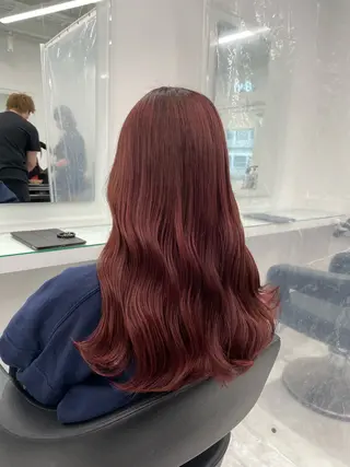 ロング ️💕淡いハイトーン 💕︎︎ひかるのヘアスタイル