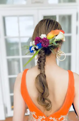 ロング ヘアアレンジ 鈴木 沙羅のマツエク・マツパデザイン