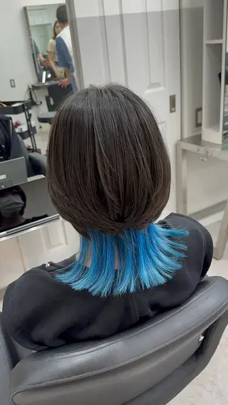 ショート カラー ヘアアレンジ ⭐️柏木皇気ブリーチ ムラ修正/他店直しのヘアスタイル