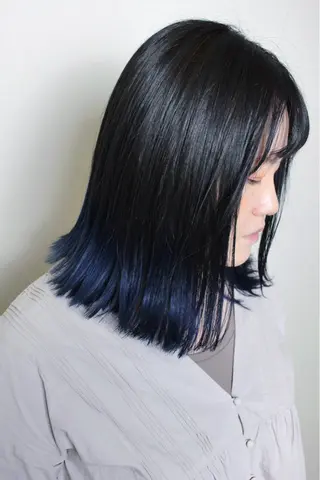 ミディアム カラー 土居 正季のヘアスタイル