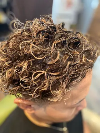 ミディアム カラー パーマ BADBARBER蒲田店所属・barber goriのその他イメージ