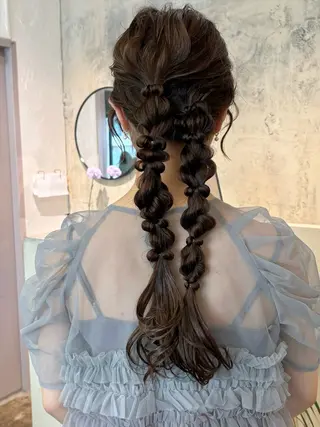 ロング カラー 武田美空🐇 ヘアアレンジ/カラーのヘアスタイル