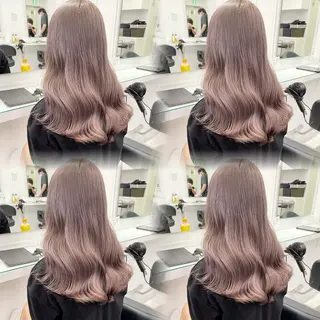 ロング カラー ダメージレスハイ トーン💖kanonのヘアスタイル