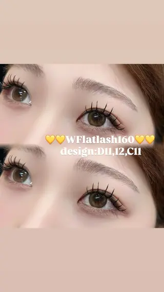 マツエク・マツパ shucre太田川 hisanaのマツエク・マツパデザイン