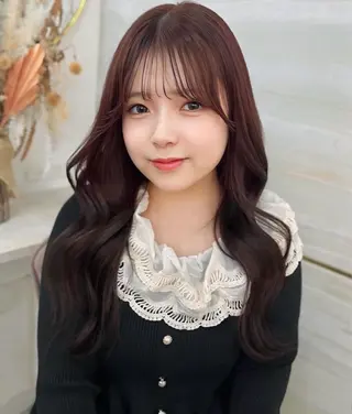 ロング カラー 🏹Ami🏹艶髪 /オリーブカラーのヘアスタイル