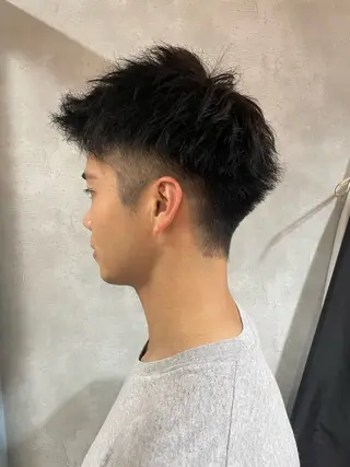 メンズ フリーランスシェアサロンルレイル所属・心斎橋/メンズ /ルレイル/地形真希のヘアスタイル