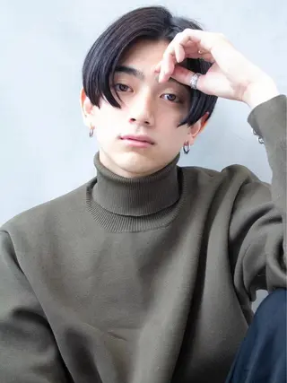 ショート カラー メンズ SNSで大バズり‼️ 欧米風ヘア大ヒット中のヘアスタイル