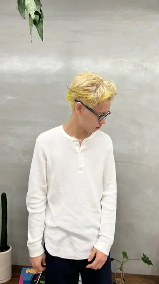 ショート カラー メンズ nalu.所属・前山 七海のヘアスタイル