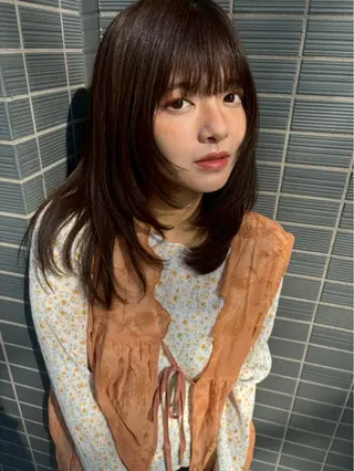 カラー 🌳武田藍花🕊️ 髪質改善 縮毛矯正のヘアスタイル
