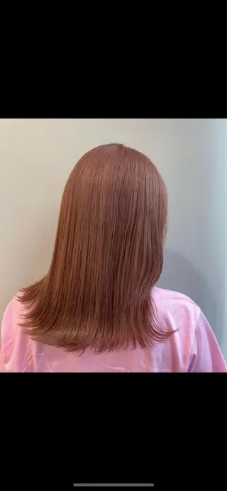 ミディアム カラー 韓国レイヤー 船橋 徒歩5分/小川友美のヘアスタイル