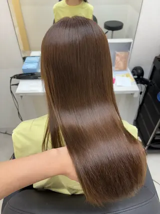 セミロング カラー SAKURA 髪質改善/ 艶カラーのヘアスタイル