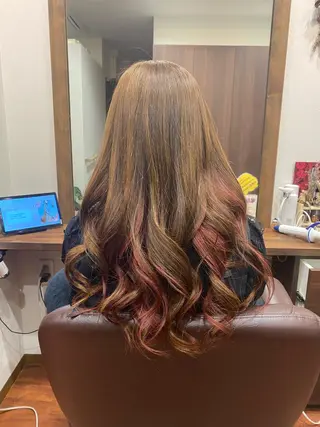 ロング カラー Lien's所属・Lien's teraのヘアスタイル