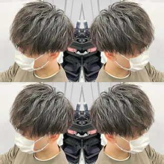 ショート メンズ 髪質改善縮毛矯正 kosuke_IJKのヘアスタイル