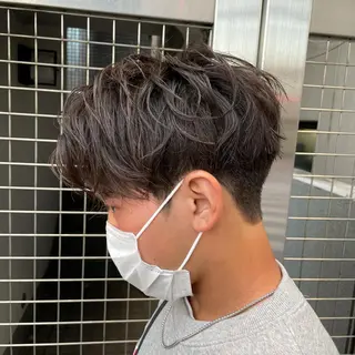 ショート メンズ 【メンズ縮毛矯正】 田中秀斗のヘアスタイル