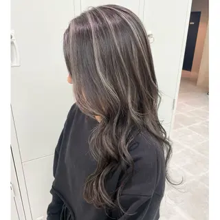 ロング カラー 奥山義進/ハイトーン /バレイヤージュのヘアスタイル