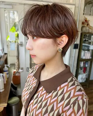 ショート パーマ メイクス表参道所属・ショート/ボブ 矢野湧也のヘアスタイル