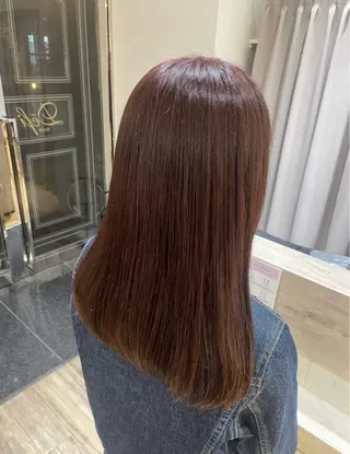 ミディアム カラー °ʚ なじゅ ɞ° Defi梅田のヘアスタイル