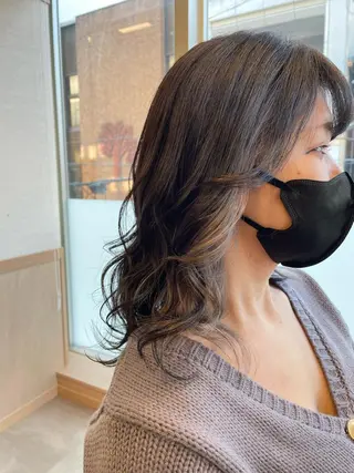 セミロング カラー GO TODAY SHAiRE  SALON  名古屋店所属・miho 🌼🌼🌼のヘアスタイル